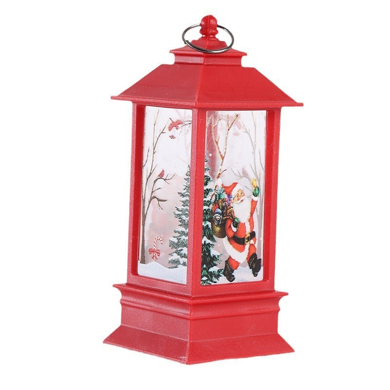 Christmas Lantern Table Lamp for Warm Christmas Glow
