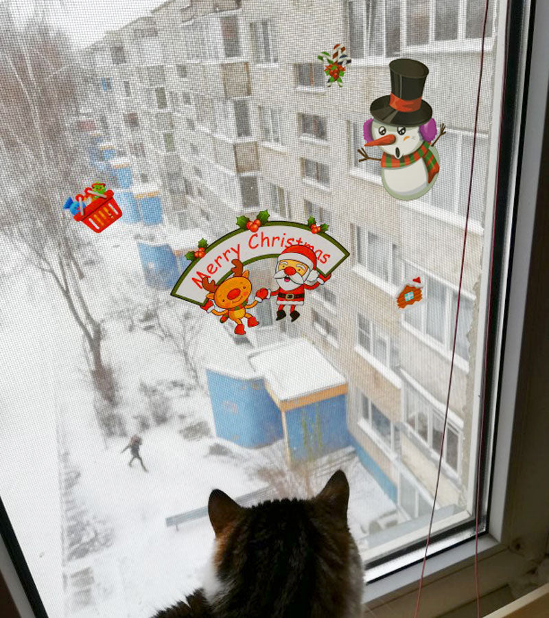 Christmas Window Stickers for Instant Holiday Cheer