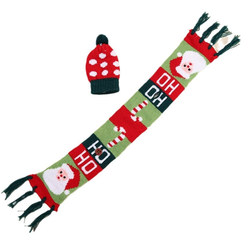 Christmas Wine Bottle Decoration Set for Festive Tables