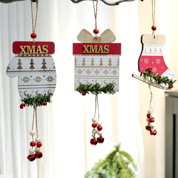 Wooden Christmas Ornaments for Rustic Holiday Decor