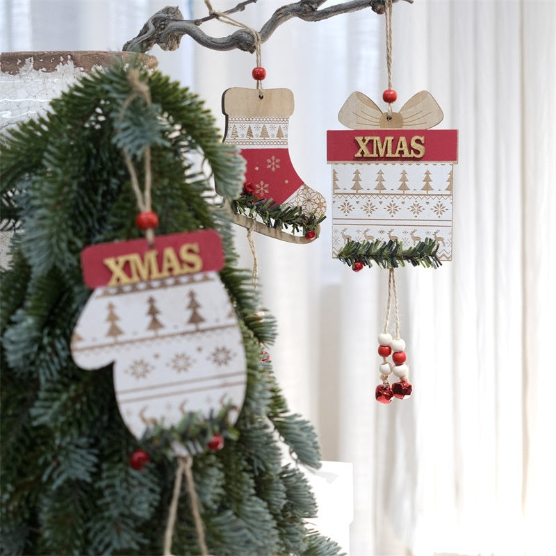 Wooden Christmas Ornaments for Rustic Holiday Decor