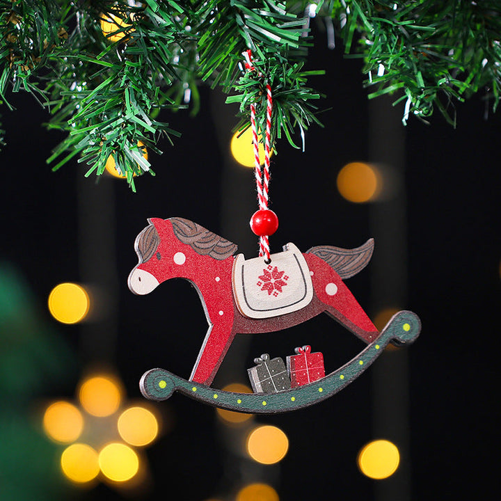 Wooden Christmas Ornaments for Rustic Holiday Charm