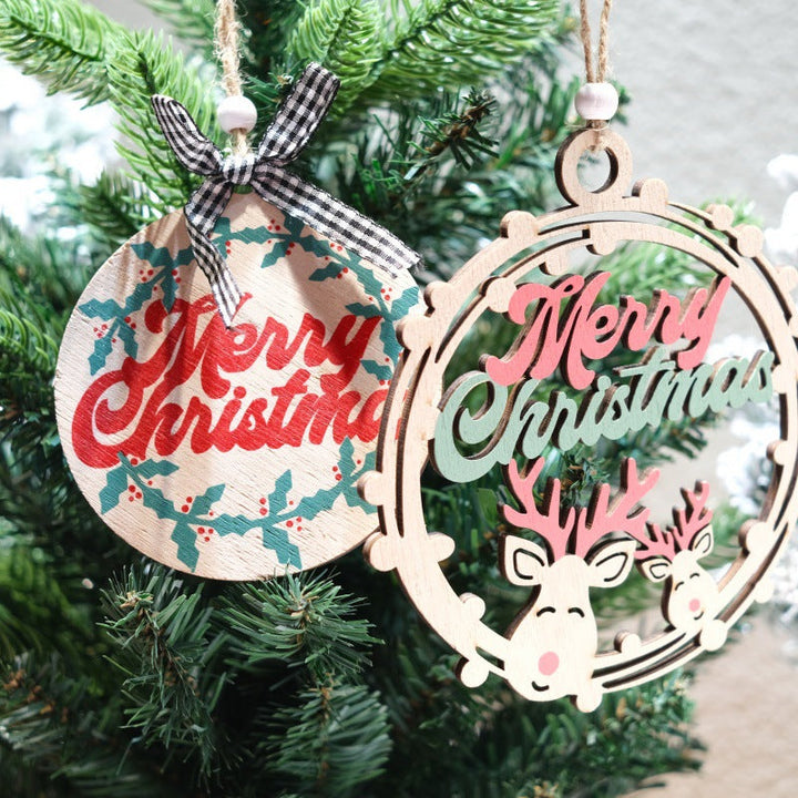 Wooden Christmas Ornaments For Rustic Holiday Cheer