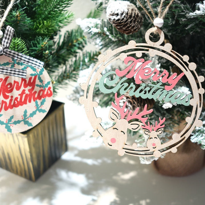 Wooden Christmas Ornaments For Rustic Holiday Cheer