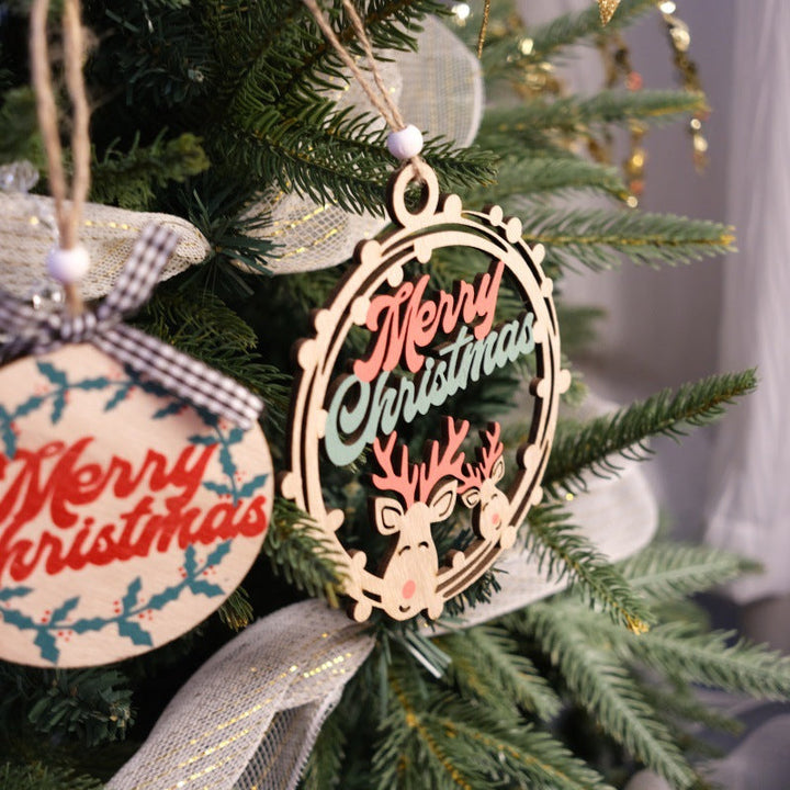 Wooden Christmas Ornaments For Rustic Holiday Cheer