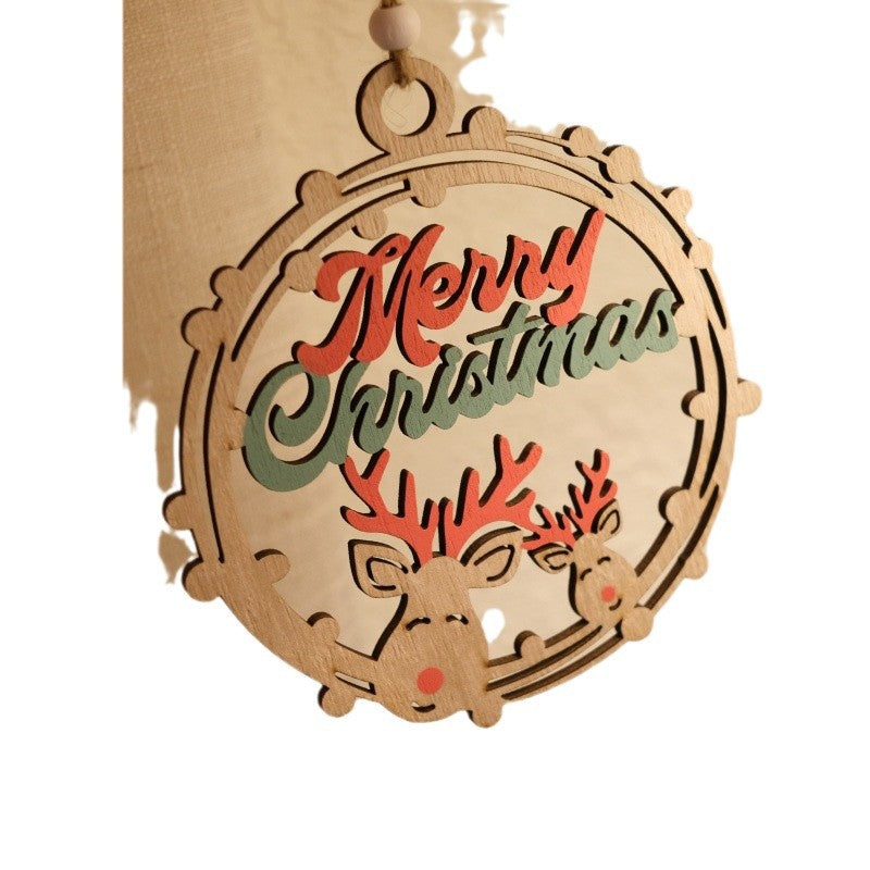 Wooden Christmas Ornaments For Rustic Holiday Cheer