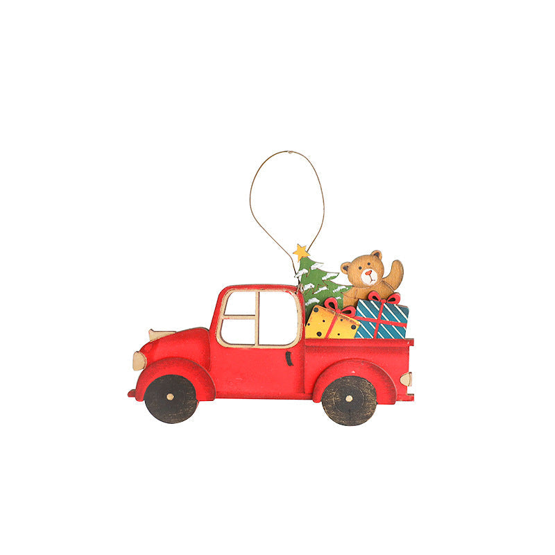 Wooden Christmas Ornament for Nostalgic Holiday Cheer