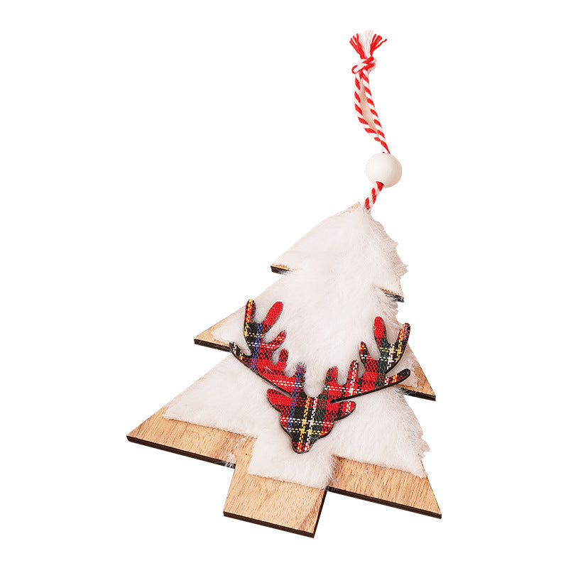 Wooden Christmas Ornaments for a Cozy Nordic Tree Set