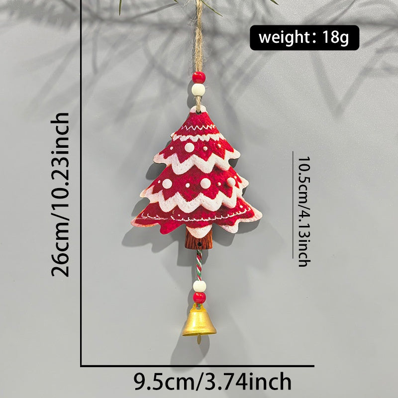 Wooden Christmas Ornaments for Cheerful Tree Charm