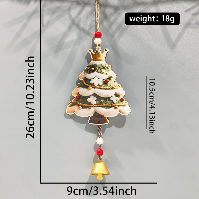 Wooden Christmas Ornaments for Cheerful Tree Charm