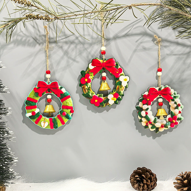 Wooden Christmas Ornaments for Festive Tree Decor