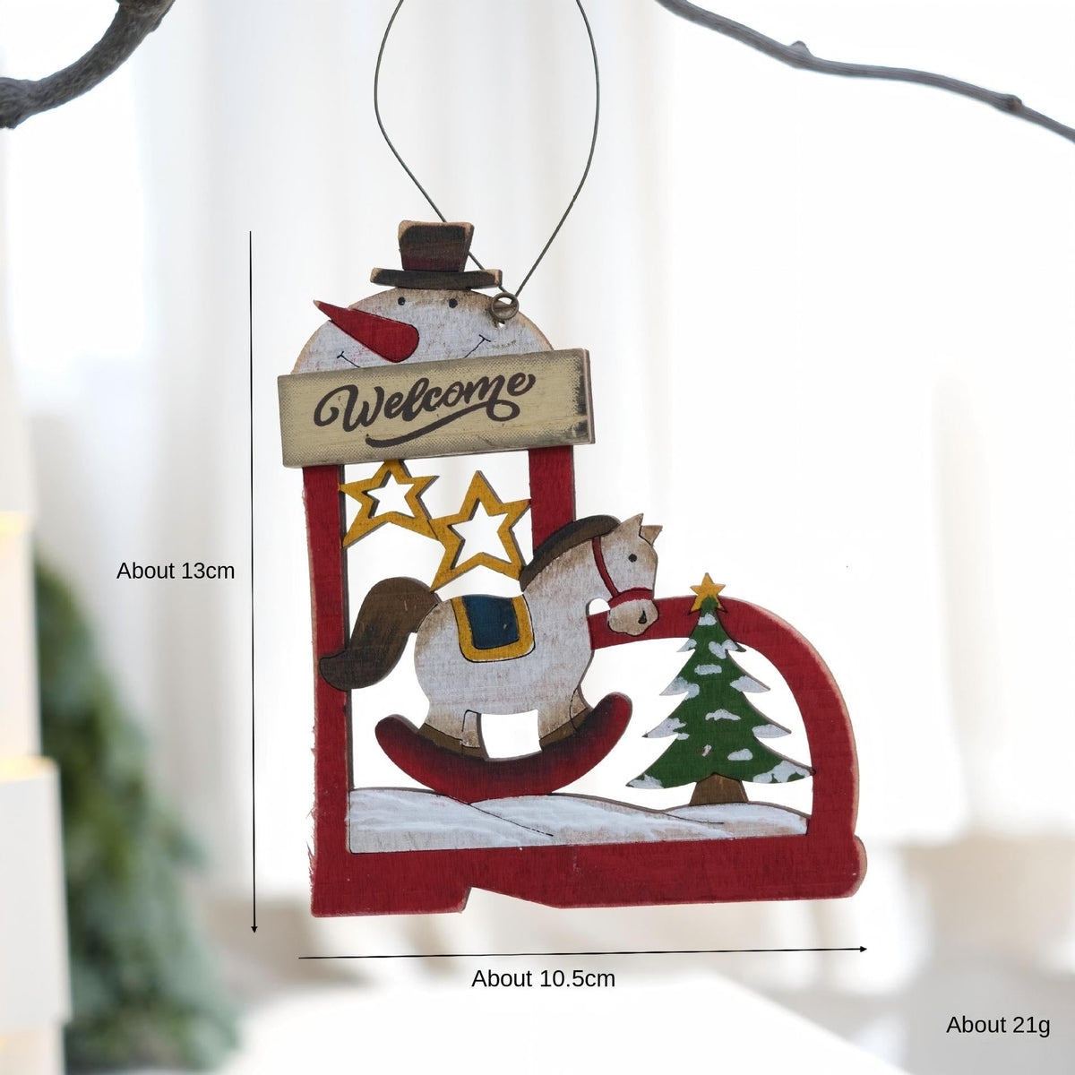 Wooden Christmas Ornaments for Vintage Holiday Cheer