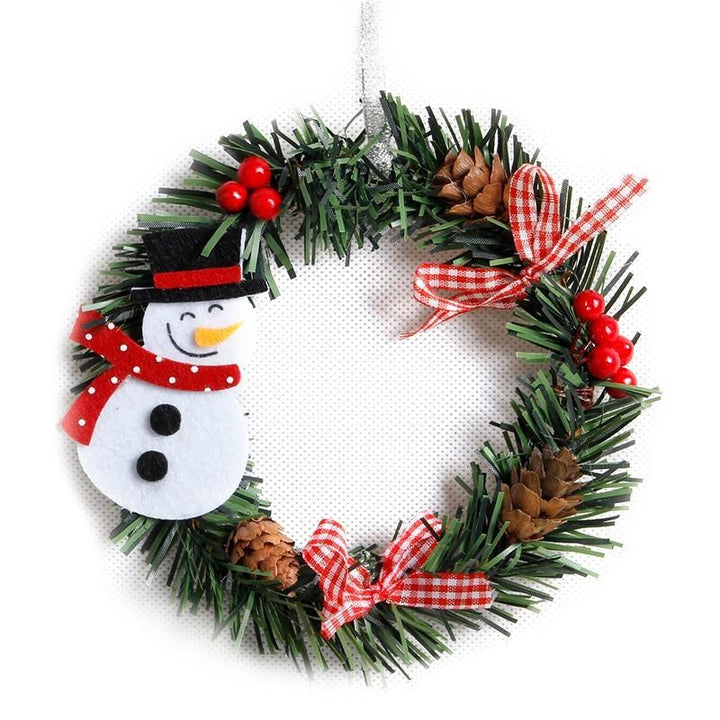 Christmas Wreath Garland – Cheerful Holiday Door Decor