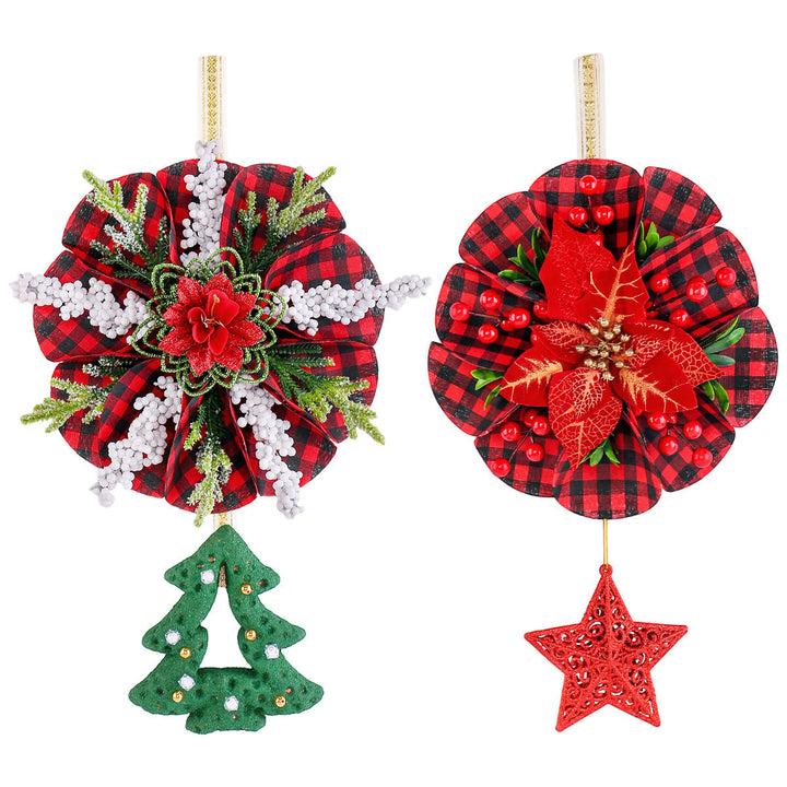 Christmas Wreath Door Decorations for Festive Entryways