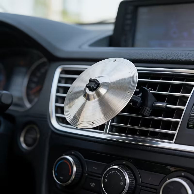 Clamp-On Mini Wind Chime Disc for Vehicle Accessories