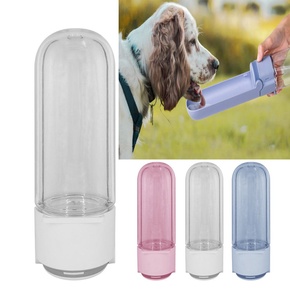 Portable Dog Water Dispenser With Rotating Drink Cup