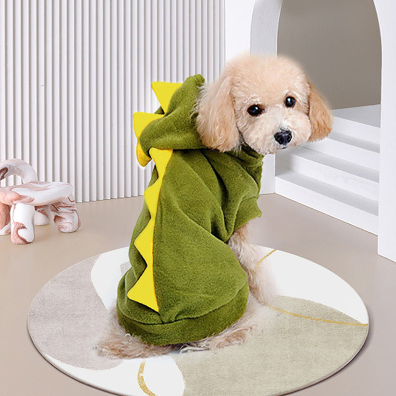 Dinosaur Dog Costume – Cozy Plush Halloween Outfit