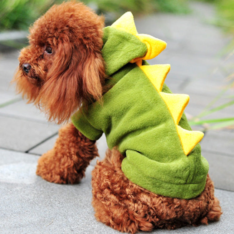 Dinosaur Dog Costume – Cozy Plush Halloween Outfit