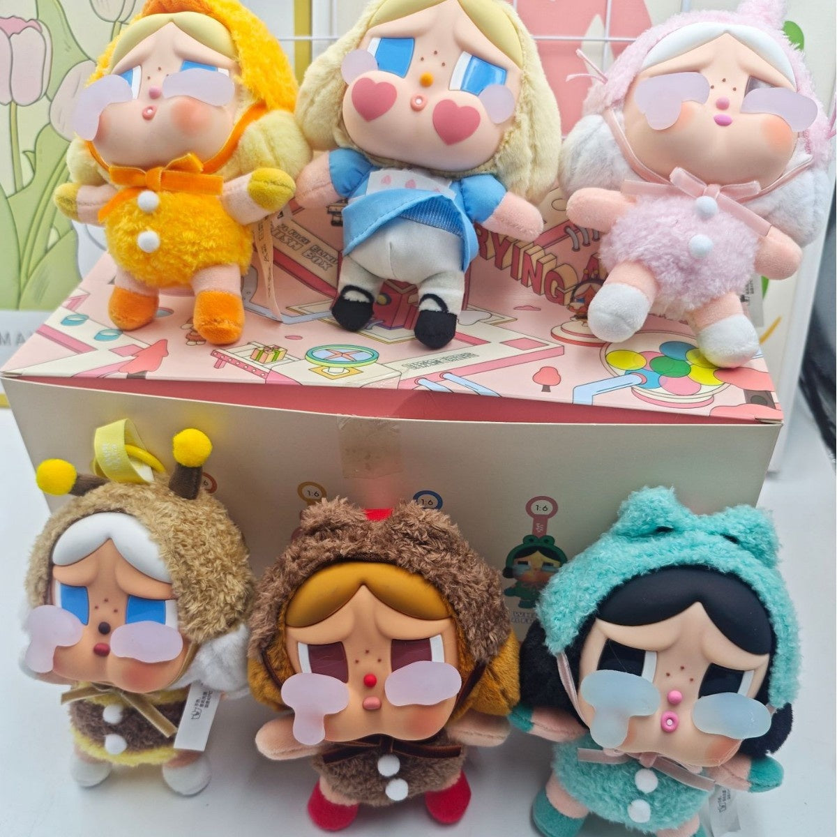 Plush Bag Charm With Hidden-Tear Character Details