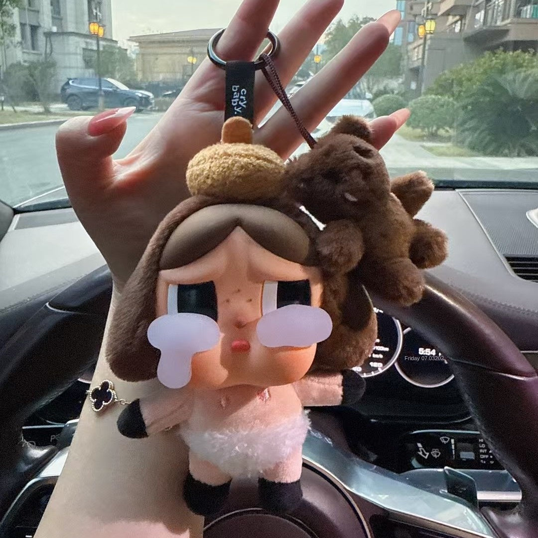 Plush Bag Charm With Hidden-Tear Character Details