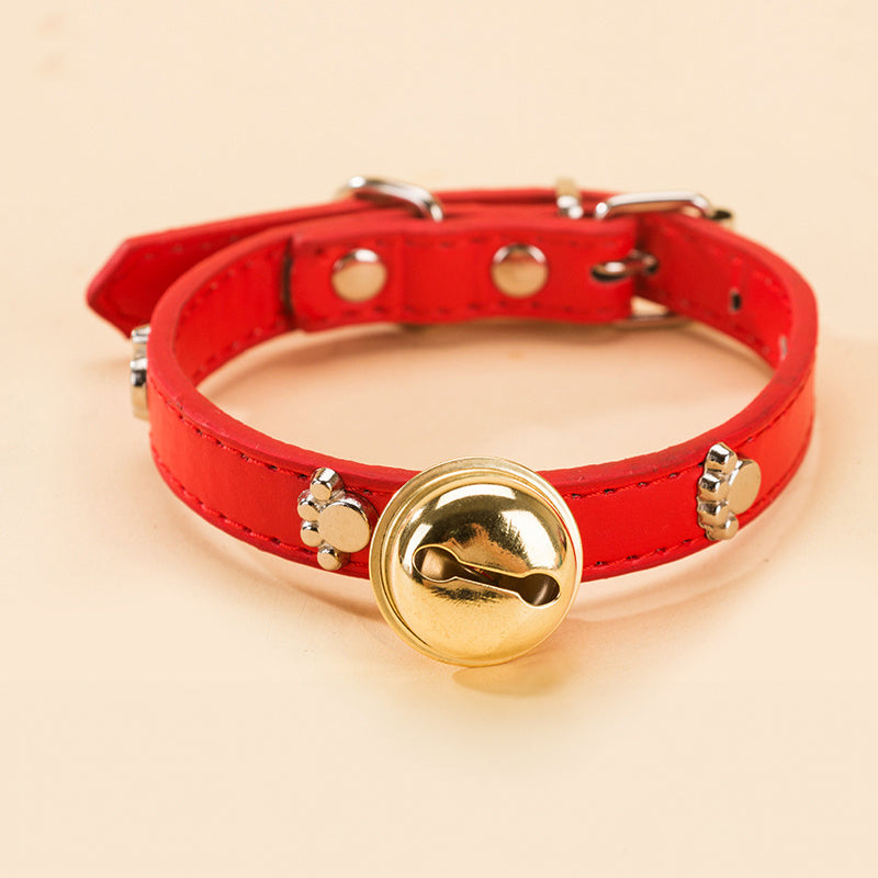 Adjustable Pet Collar With Bell for Playful Everyday Style