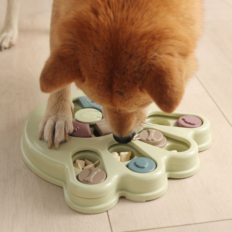 Interactive Dog Puzzle Feeder for Slower Mealtimes