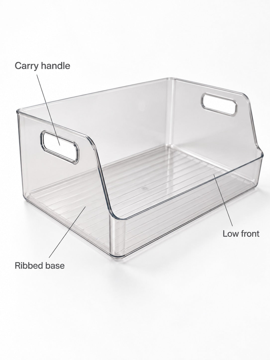 Clear Acrylic Desk Organizer with Book Slot for Students