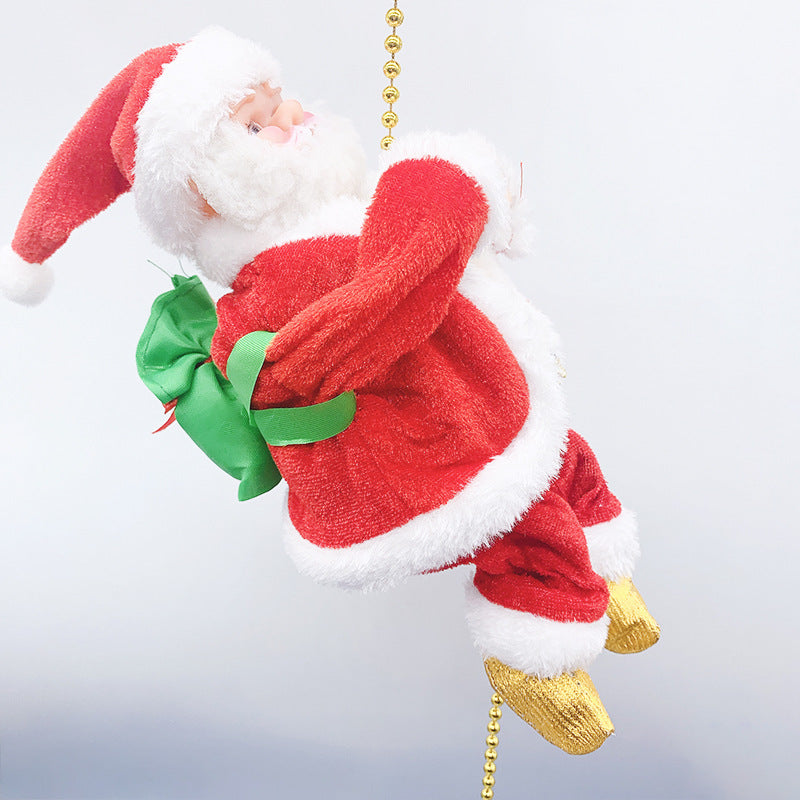 Climbing Santa Christmas Window Decoration Display