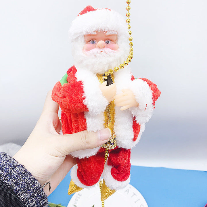Climbing Santa Christmas Window Decoration Display