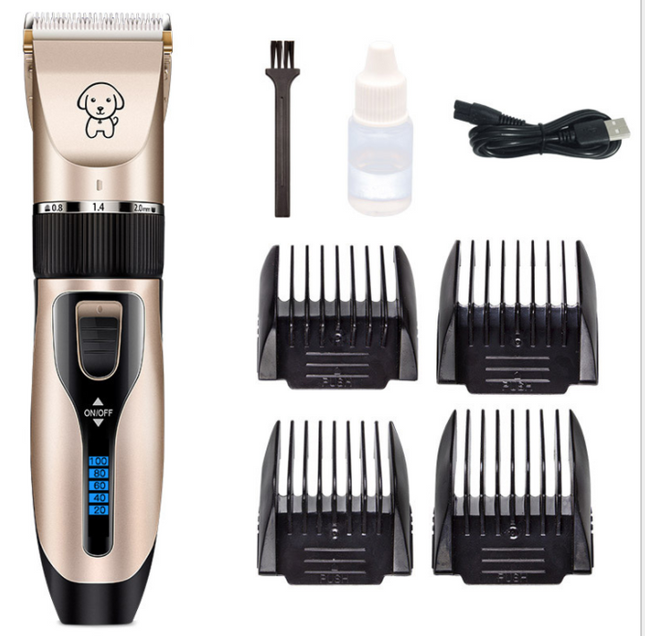 Dog Grooming Clipper With Quiet Rechargeable Control