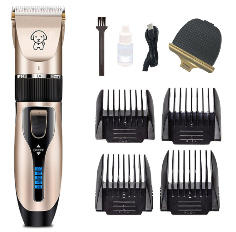 Dog Grooming Clipper With Quiet Rechargeable Control