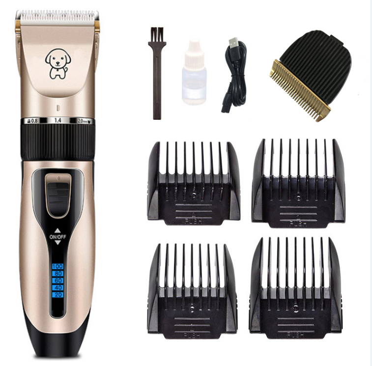 Dog Grooming Clipper With Quiet Rechargeable Control