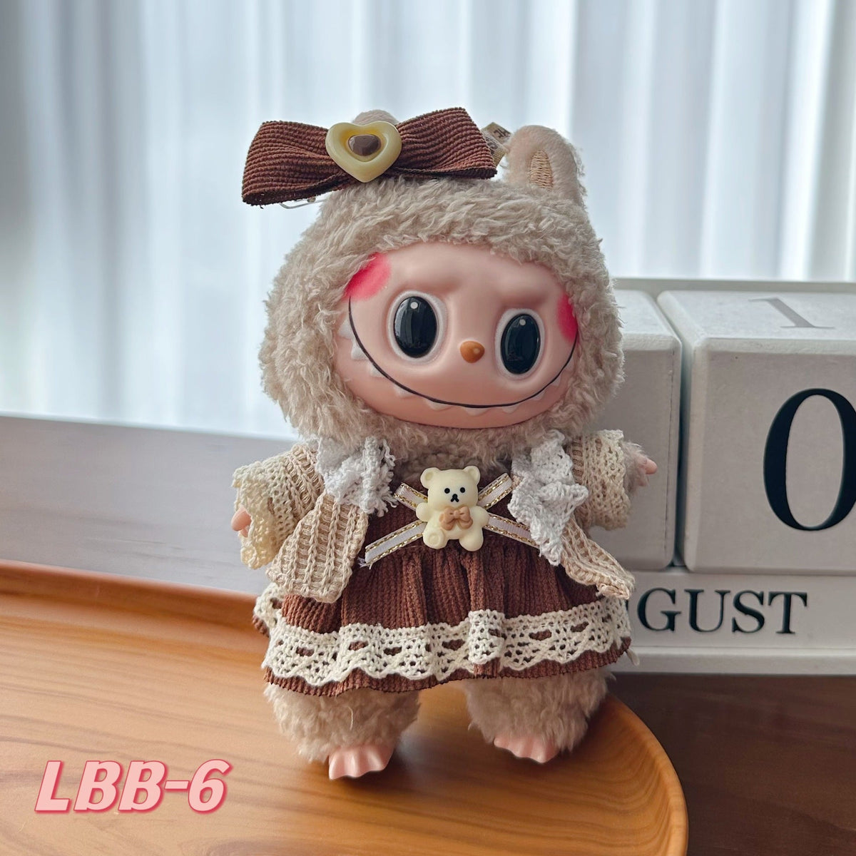 Labubu Doll Clothes for 15–17 cm Cute Outfit Sets