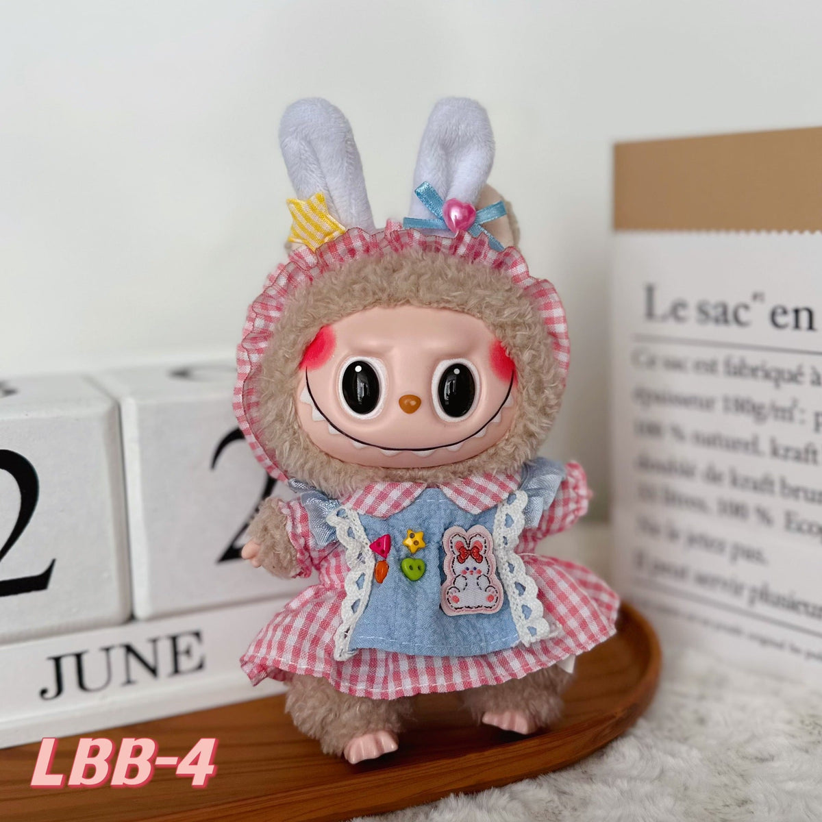 Labubu Doll Clothes for 15–17 cm Cute Outfit Sets