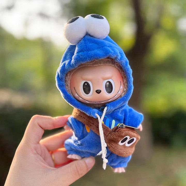 Labubu Clothing Set for Coordinated Keychain Style