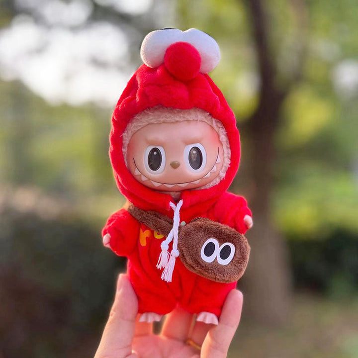 Labubu Clothing Set for Coordinated Keychain Style