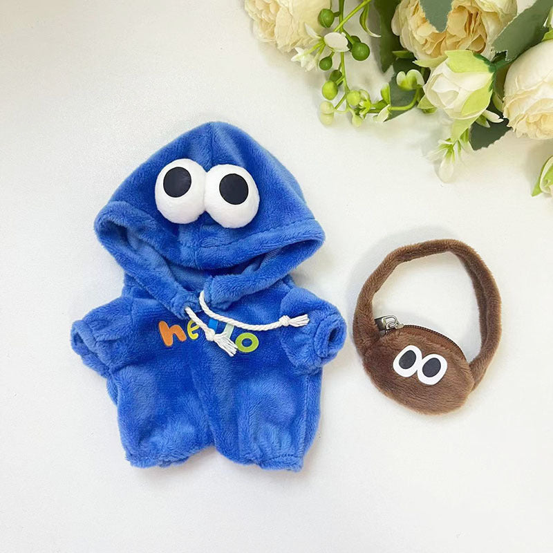Labubu Clothing Set for Coordinated Keychain Style