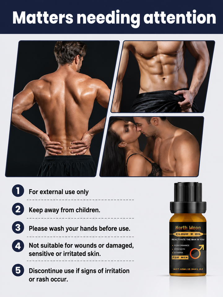 Cloud 9 Performance Oil for Men – Strength & Stamina