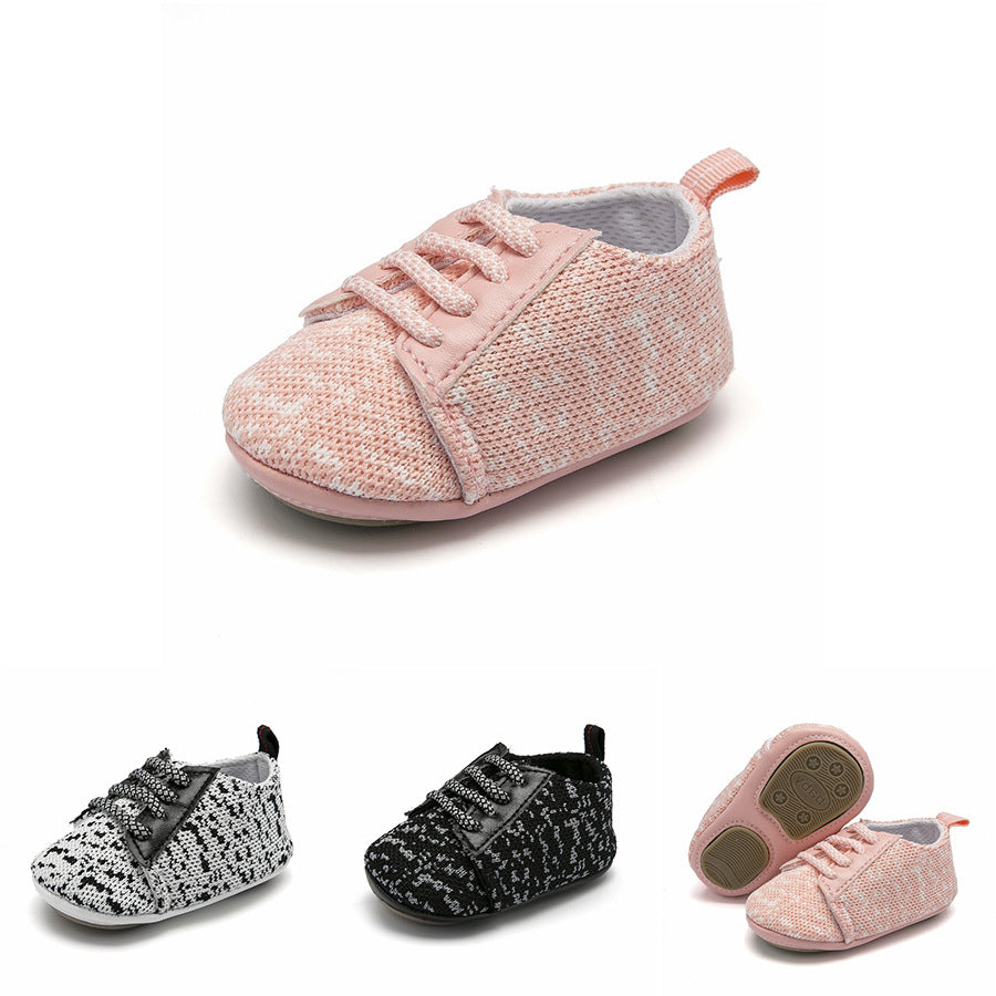 Baby Sneakers with Soft Flexible Non-Slip Rubber Soles
