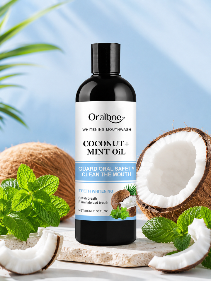 Coconut Mint Mouthwash — Professional Whitening & Fresh
