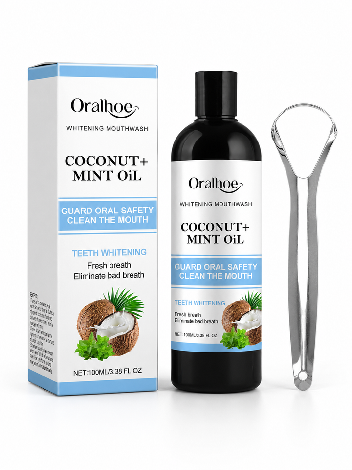 Coconut Mint Mouthwash — Professional Whitening & Fresh
