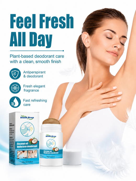 Coconut Oil Underarm Deodorant — Lighten & Freshen All Day