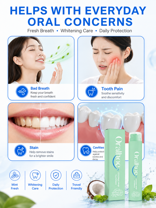 Toothpaste with Coconut Oil — Whiter Teeth & Fresh Breath