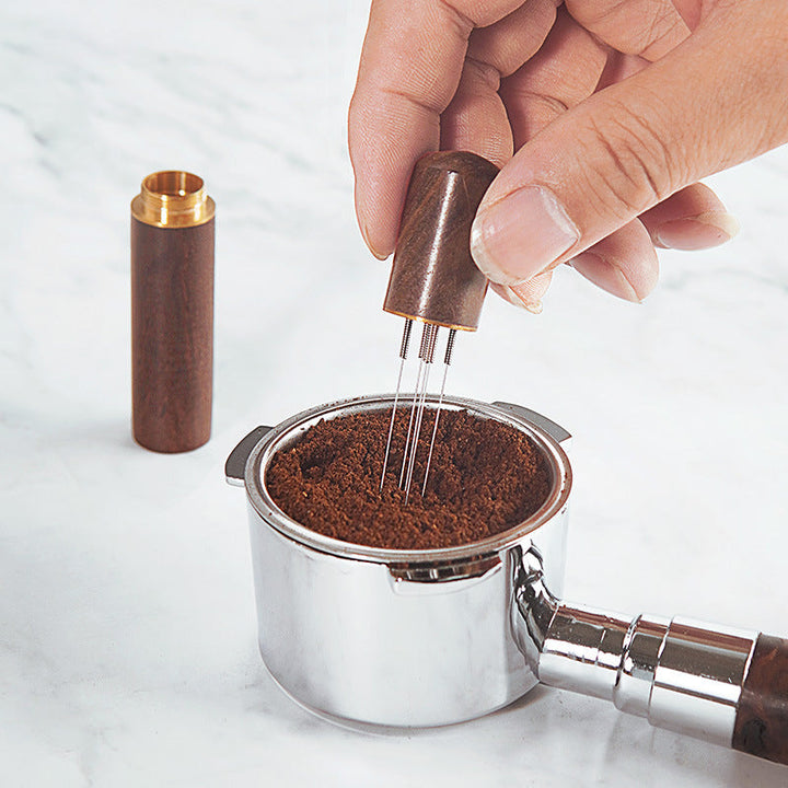 Espresso Distribution Needle Tool for Even Extraction