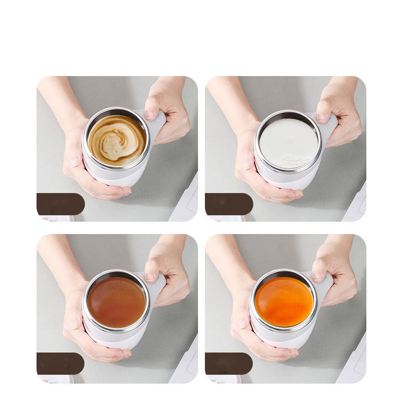 Self-Stirring Coffee Mug: Automatic Magnetic Stirring