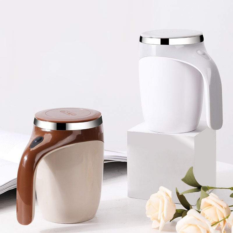Self-Stirring Coffee Mug: Automatic Magnetic Stirring