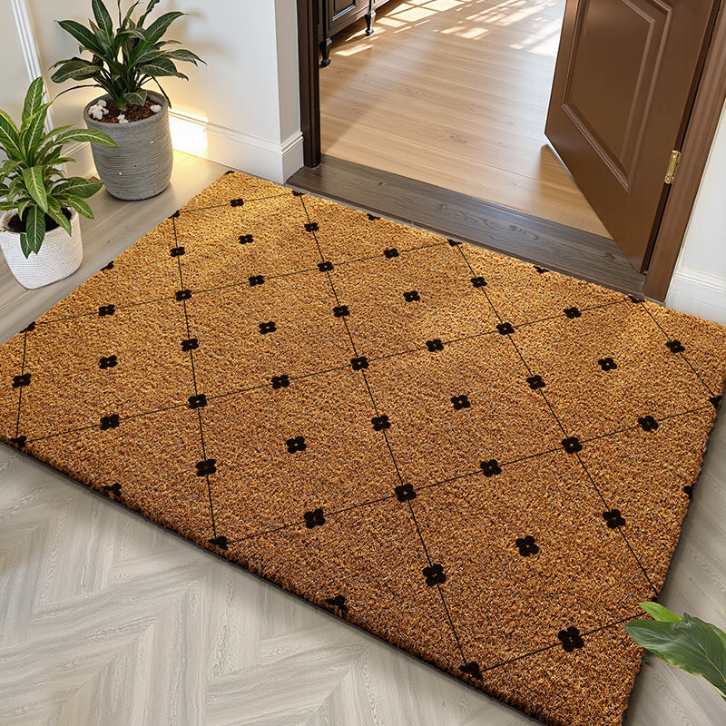 Coir Doormat for Entryway, Durable Dirt-Scraping Mat