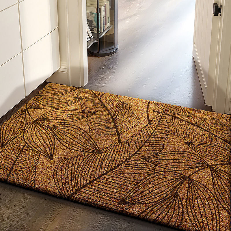 Coir Doormat for Entryway, Durable Dirt-Scraping Mat