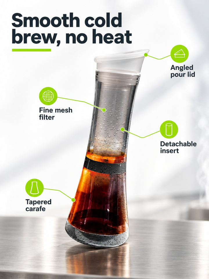 Cold Brew Coffee Pitcher: Smooth, Sediment-Free Batches