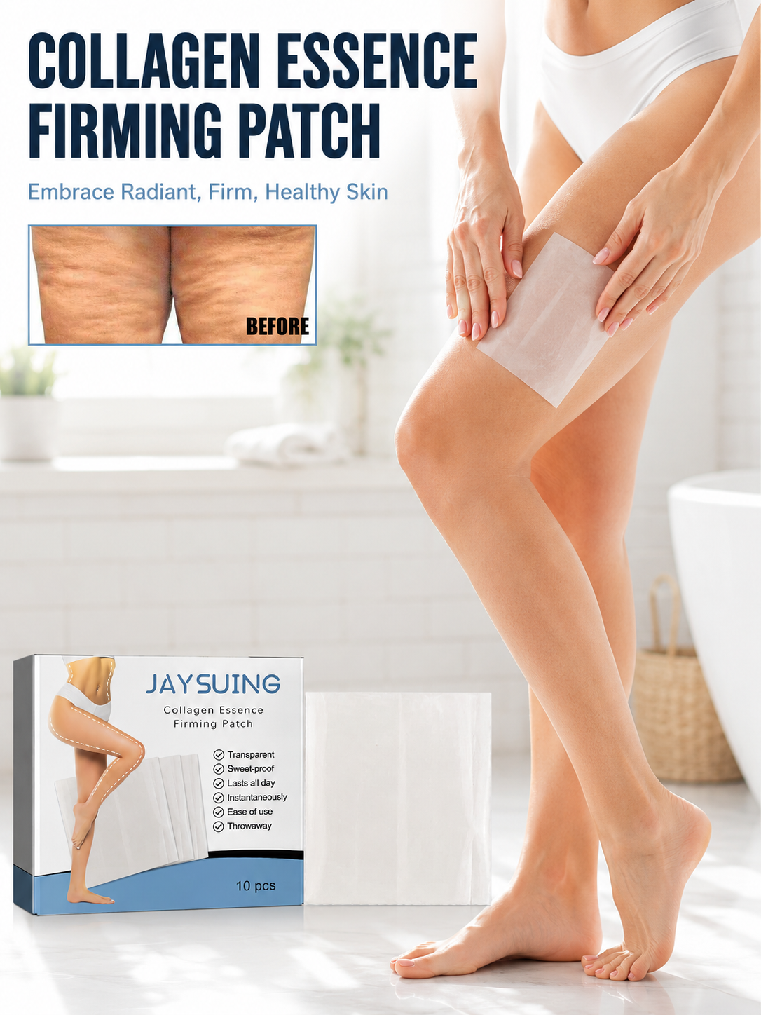 Thigh Firming Patches — Instant Skin Lift & Tighten